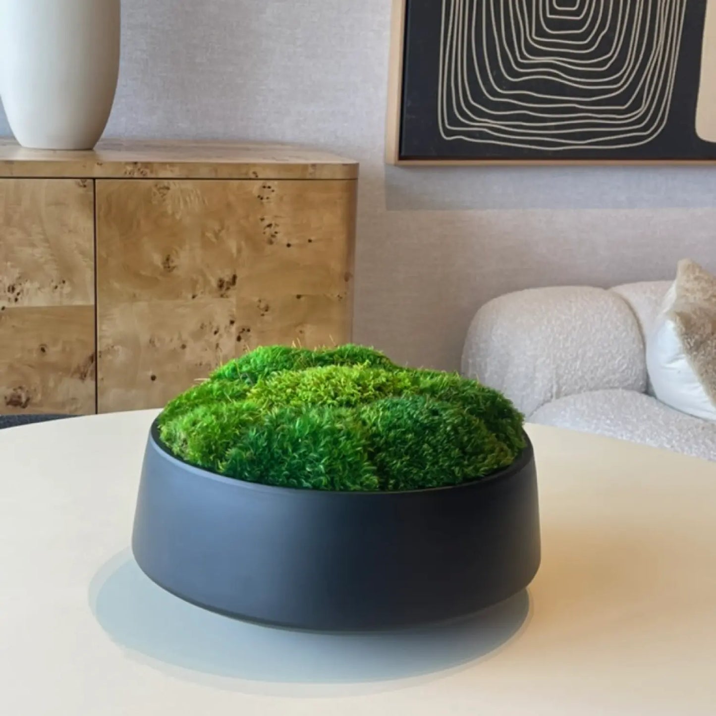 Preserved Moss Art Bowl
