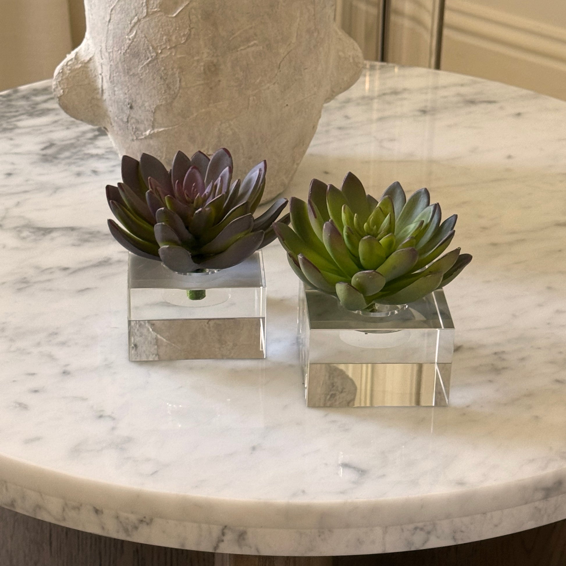 succulent crystals Succulent Crystal Block Green