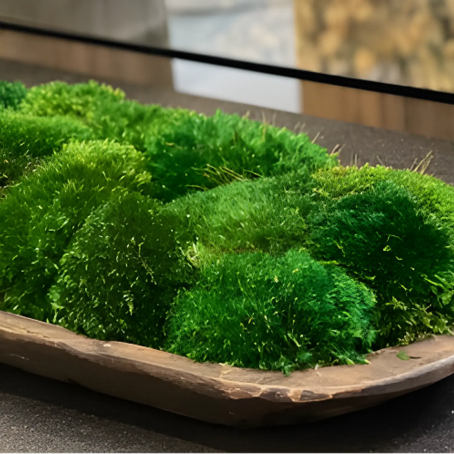 Introducing our luxurious Moss Art, crafted from real moss to bring a touch of nature and sophistication into your home. Each piece is carefully curated to bring a unique and elegant touch to any space. Elevate your interior design with our exquisite Moss Art.